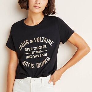 Zadig & Voltaire Art is Truth Tee Size S